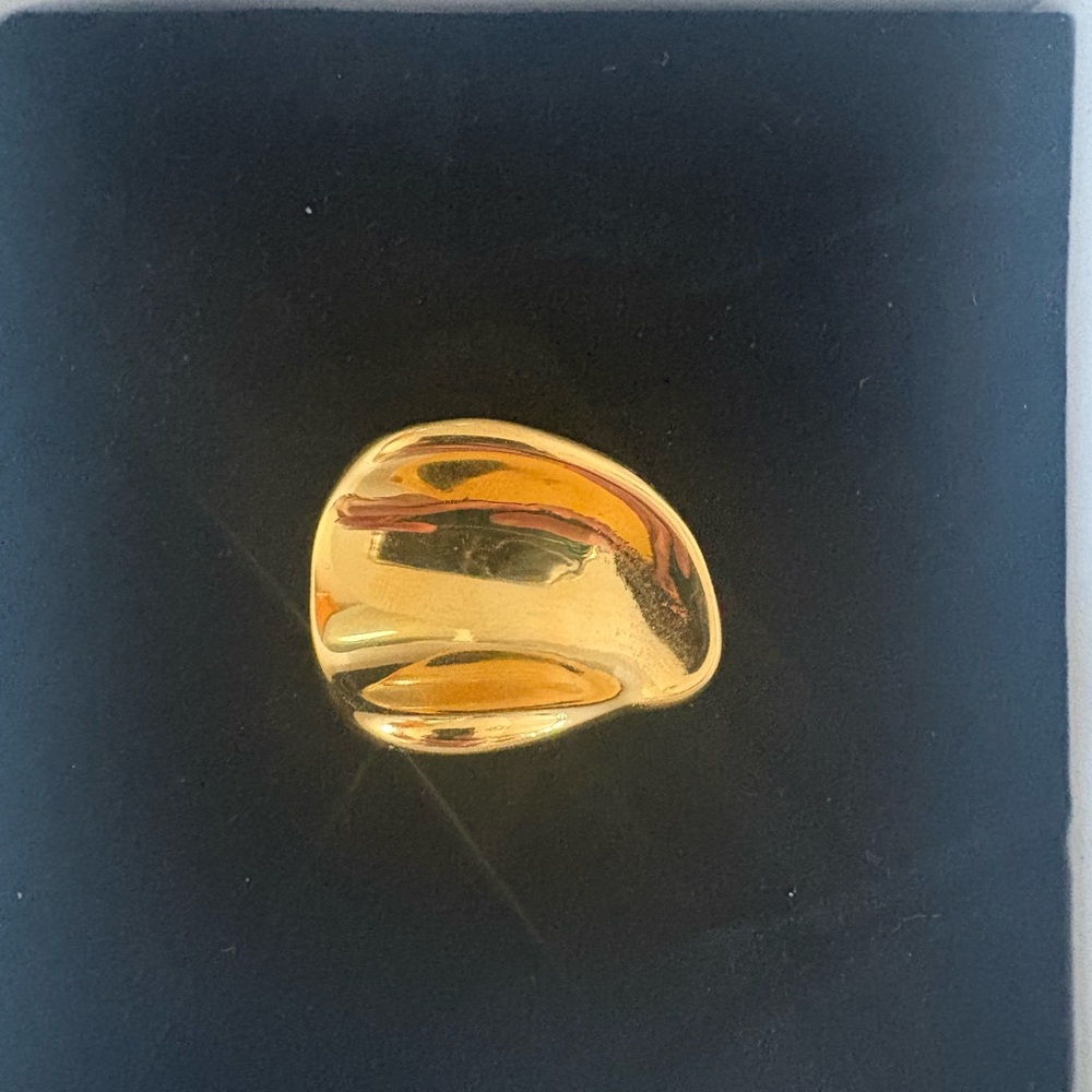 Gold plated  Statement Ring